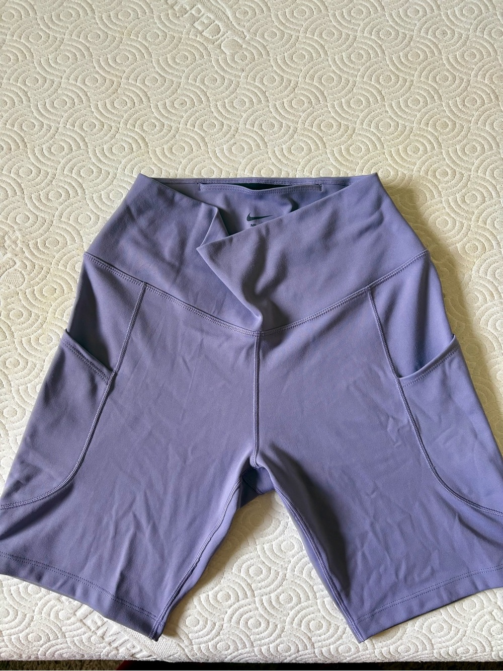 Nike Dri-Fit 7’ High Waist Shorts with Side Pockets